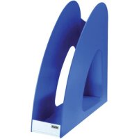 HAN Stehsammler TWIN 1610-14 blau Kunststoff, DIN C4