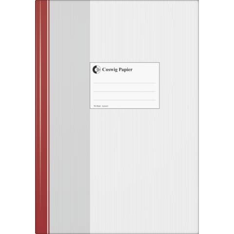 COSWIG Geschäftsbuch - A4, 96 Blatt, kariert