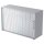 Hammerbacher Rollladenschrank - 2OH, 120 cm, Relinggriff, Grau/Silber