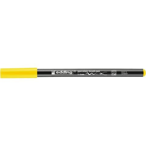 EDDING 4200 Porzellanpinselstift - 1 - 4 mm, gelb