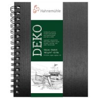 HAHNEMÜHLE Skizzenbuch Deko - A4, 140 g/qm, 62...