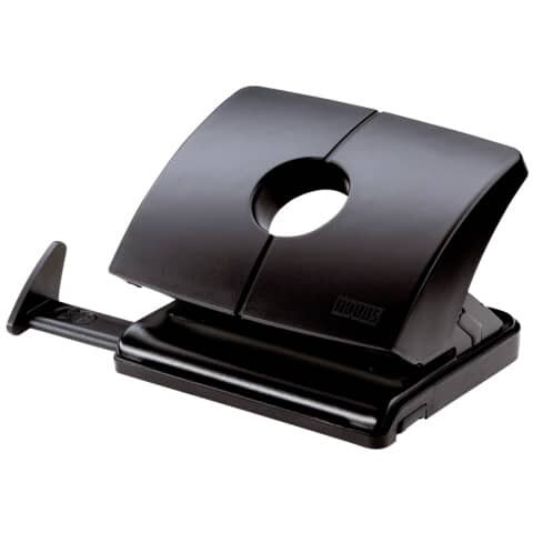 NOVUS Locher B216 - 16 Blatt, 2-fach Lochung, Anschlagschiene, schwarz