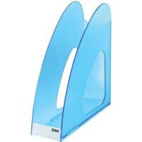 HAN Stehsammler TWIN 1611-64 blau-transparent Kunststoff,...