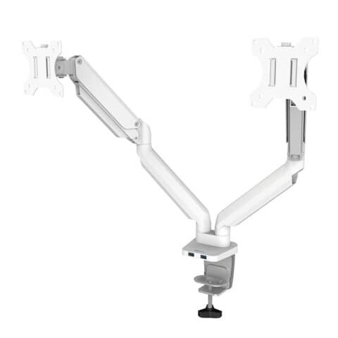 FELLOWES Platinum Series Doppelmonitorarm weiss