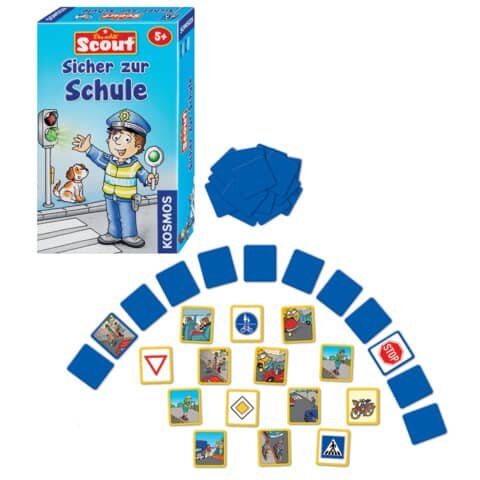 KOSMOS Scout Sicher zur Schule -Lustiges Memospiel