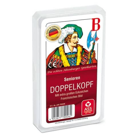 ASS Spielkarten Senioren-Doppelkopf (französisches Bild)