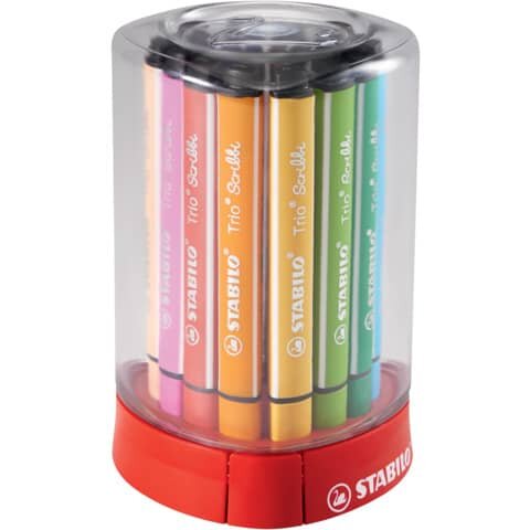 STABILO Trio® Scribbi Filzstifte farbsortiert, 12 St.