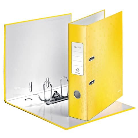 LEITZ Ordner gelb Karton 8,0 cm DIN A4