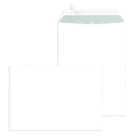 MAILMEDIA Versandtaschen Recycling - B5, ohne Fenster, haftklebend, 90g/qm, weiß, 500 Stück