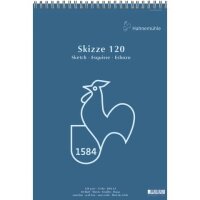 HAHNEMÜHLE Skizzenblock - A3, 120 g/qm, 50 Blatt