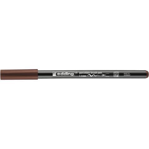 EDDING 4200 Porzellanpinselstift - 1 - 4 mm, braun