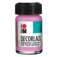 MARABU Decorlack Acryl - Pink 033, 15 ml