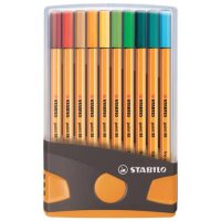 STABILO point 88 Fineliner farbsortiert 0,4 mm, 20 St.