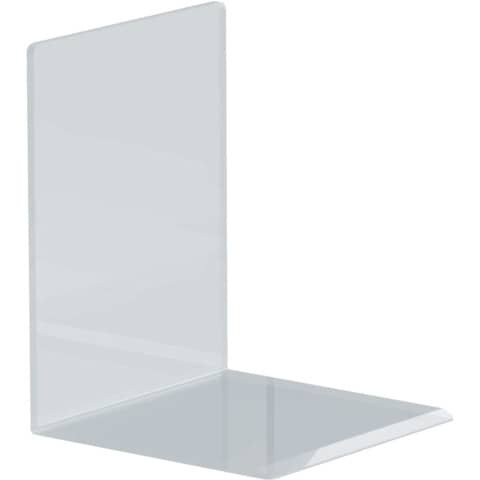 2 MAUL Buchstützen glasklar 10,0 x 10,0 x 13,0 cm