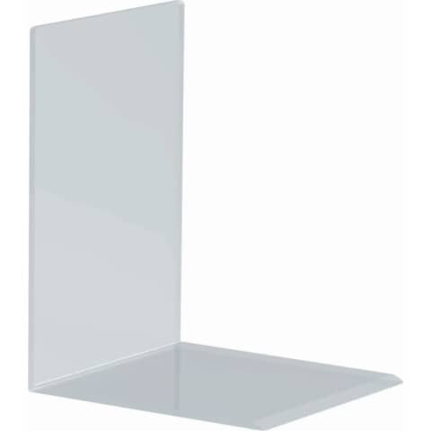 2 MAUL Buchstützen glasklar 15,0 x 16,0 x 21,0 cm