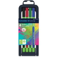 Schneider Line-Up Fineliner farbsortiert 0,4 mm, 4 St.