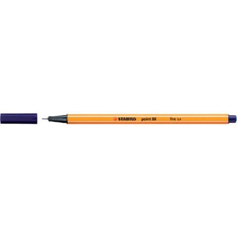 STABILO point 88 Fineliner blau 0,4 mm, 1 St.