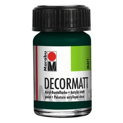MARABU Decormatt Acryl - Tannengrün 075, 15 ml
