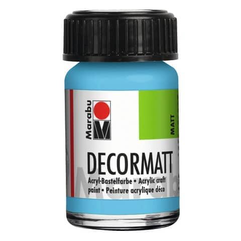 MARABU Decormatt Acryl - Hellblau 090, 15 ml