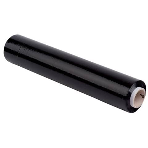 WIHEDÜ Handstretchfolie - 50 cm x 300 m, 17 mym, schwarz
