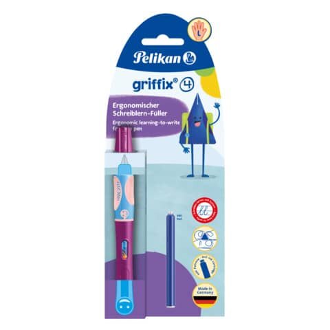 PELIKAN griffix® Füllhalter Stufe 4 - Feder A, Sweet Berry