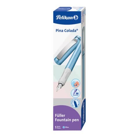 PELIKAN Füllhalter Pina Colada - M, blau metallic