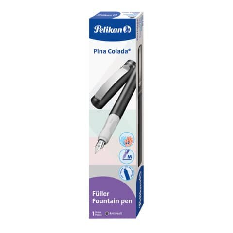 PELIKAN Füllhalter Pina Colada - M, anthrazit