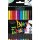 FABER CASTELL FABER-CASTELL Black Edition Filzstifte farbsortiert, 10 St.