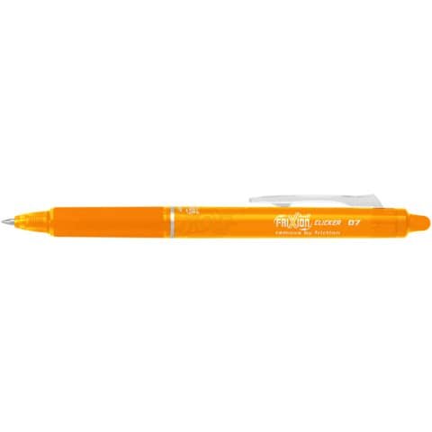 PILOT FRIXION ball CLICKER Tintenroller apricot 0,4 mm, Schreibfarbe: orange, 1 St.