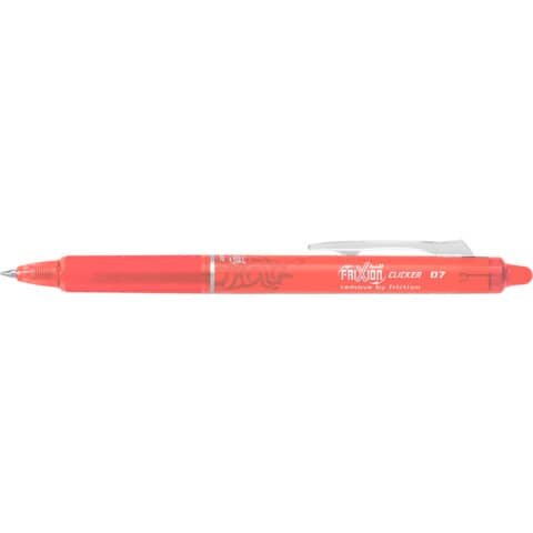 PILOT FRIXION ball CLICKER Tintenroller koralle 0,4 mm, Schreibfarbe: rot, 1 St.