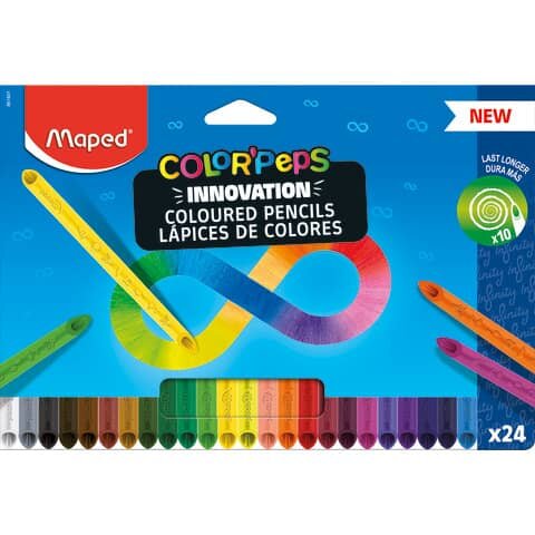 maped Color Peps Buntstifte farbsortiert, 24 St.