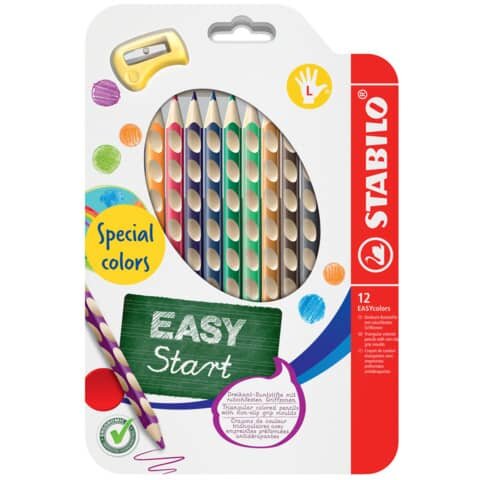 STABILO EASYcolors L Buntstifte farbsortiert, 12 St.