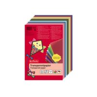 HERLITZ Millimeter-Transparentpapier, farbig, 10 Blatt