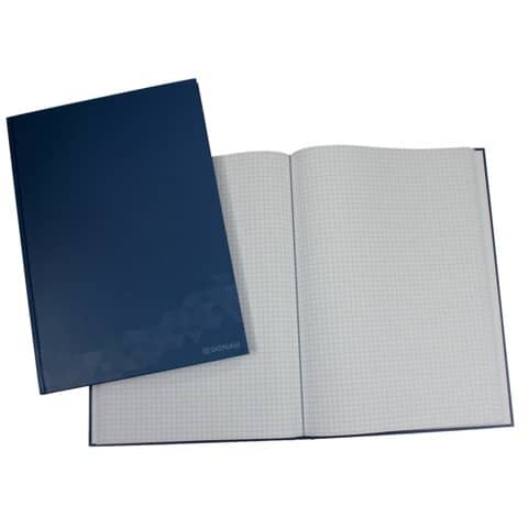 DONAU Geschäftsbuch - A4, 96 Blatt, 70g/qm, kariert, blau