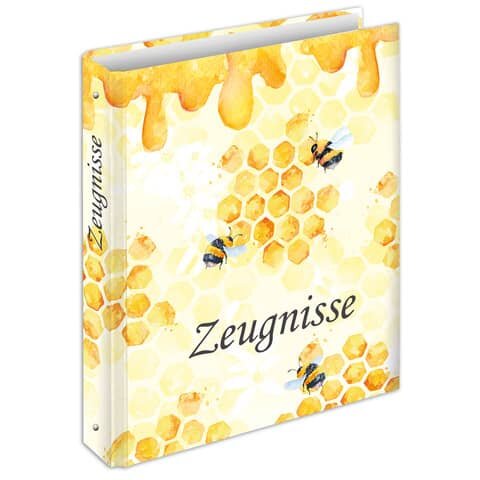 RNK Zeugnisringbuch Honey - A4, 4 Ring-Mechanik