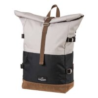 Walker Schulrucksack Roll-Up Two Kunstfaser grau/schwarz...