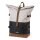Walker Schulrucksack Roll-Up Two Kunstfaser grau/schwarz 30 l