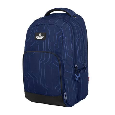 WALKER COLLEGE 2.0 Walker Schulrucksack College 2.0 Kunstfaser dunkelblau/ hellblau