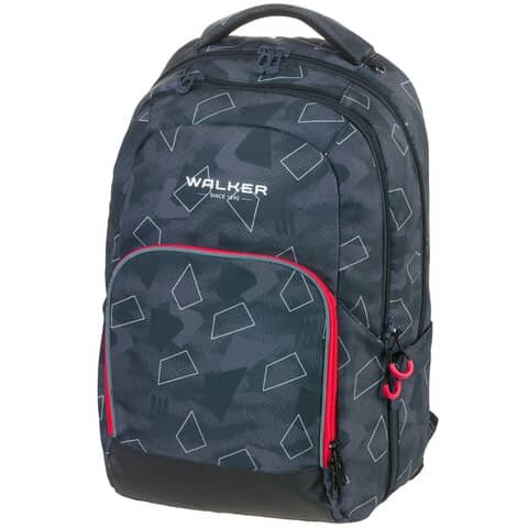 WALKER COLLEGE 2.0 Walker Schulrucksack College 2.0 Kunstfaser grau/gemustert