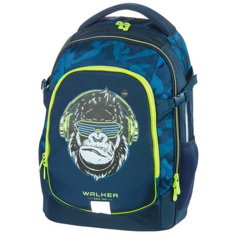 WALKER FAME 2.0 Schulrucksack Fame - Gorilla Funk dark petrol