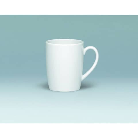 SCHÖNWALD Kaffeebecher Form 98  - 0,3 l, hoch,  Porzellan, weiß, 6 Stück