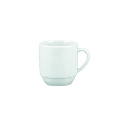 SCHÖNWALD Kaffeebecher Joker Form 1498 - 0,28 l, Porzellan, weiß