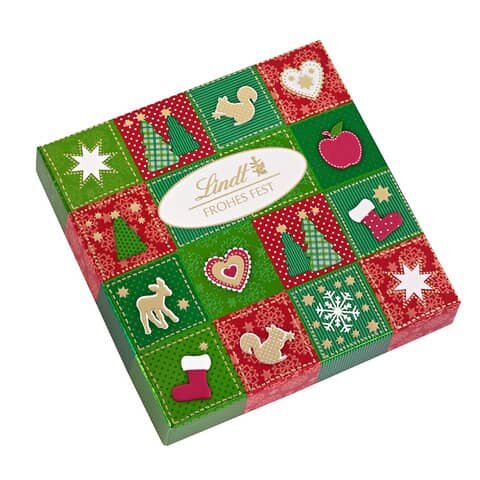 LINDT Schokolade Frohes Fest Pralines, 80g