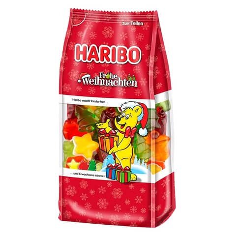 HARIBO Fruchtgummi Frohe Weihnachten, 300g