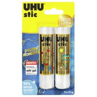 UHU stic Klebestift Gold Edition - 2x 21g, ohne...