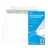 MAILMEDIA Briefhülle - DL, weiß, haftklebend,...