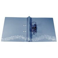 DONAU FLIP faltbar Ordner dunkelgrau stabile Pappe 7,5 cm...