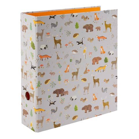 TURNOWSKY Motivordner Woodland charm - A4, 80 mm, brown