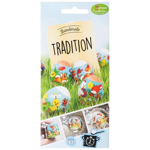 Oster Banderole Tradition - 4 Motive - 6 Motive, 12 Stück sortiert