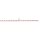 Kordel - 2 mm x 50 m, rot/weiß